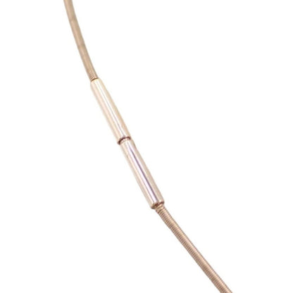 Hermes Blue Rose Gold Necklace