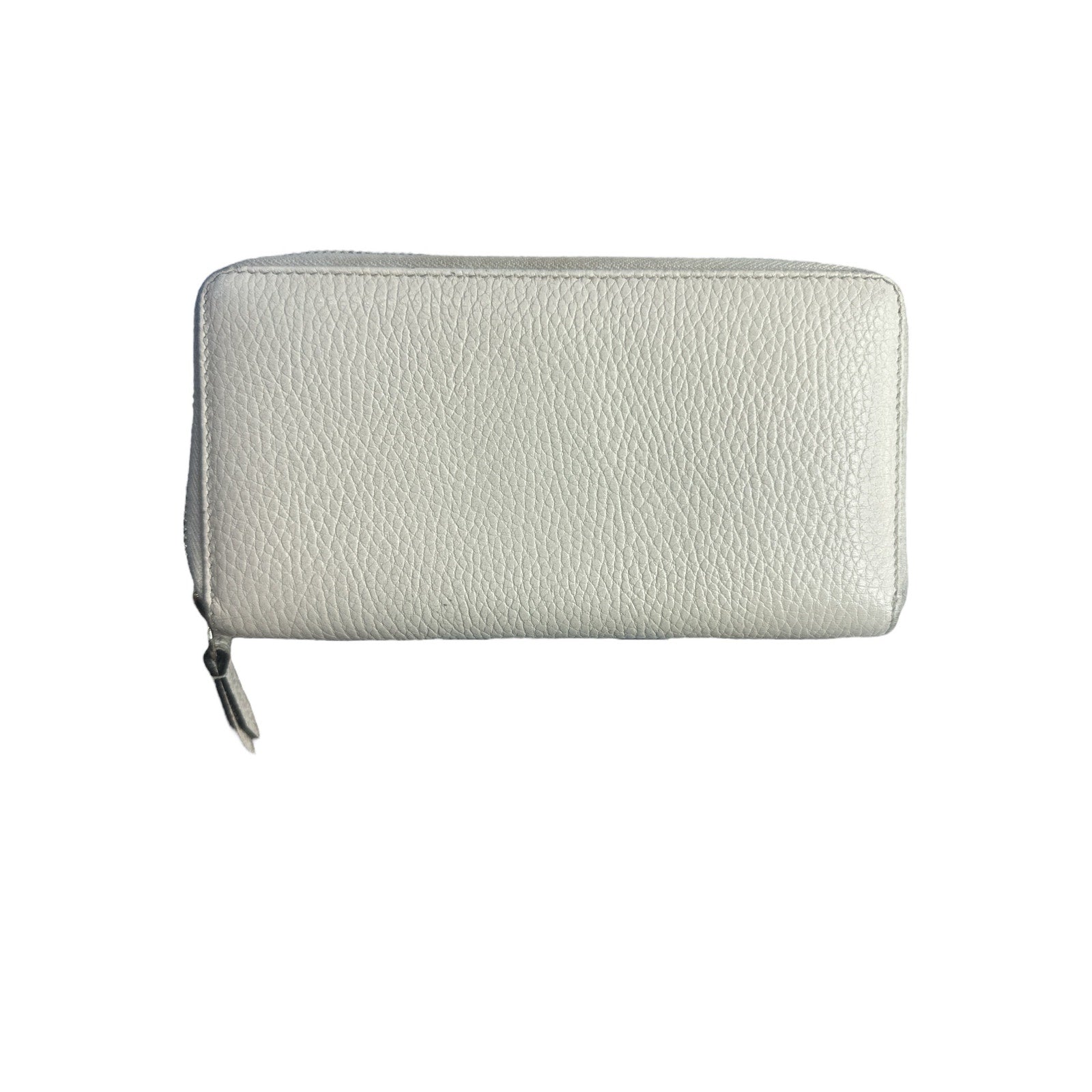 Authentic GUCCI Beige Leather Zip Around Wallet