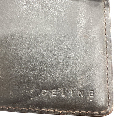 Celine Brown Macadam Gold Rhodium Wallet