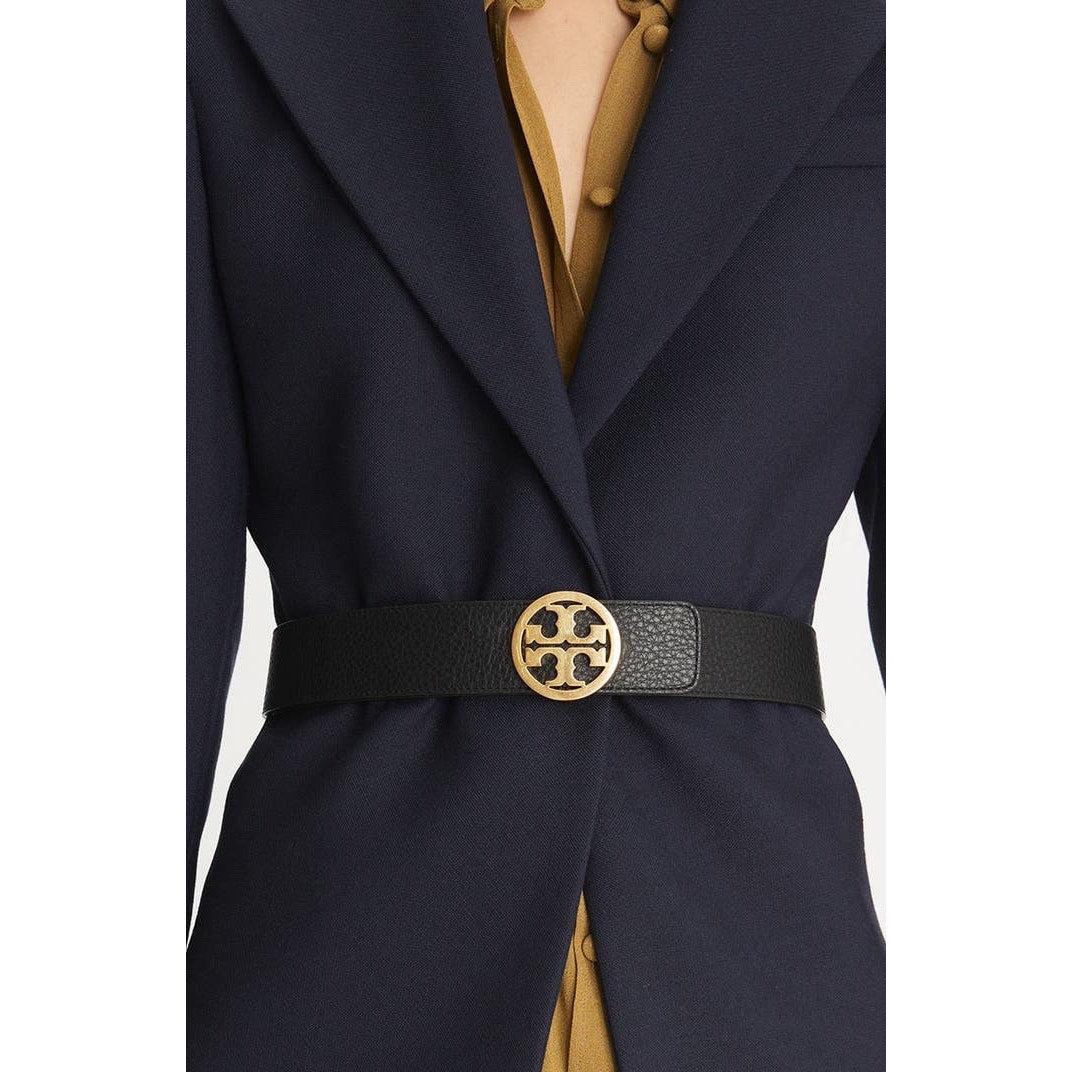 Tory Burch 1.5-Inch Miller Reversible Logo Belt