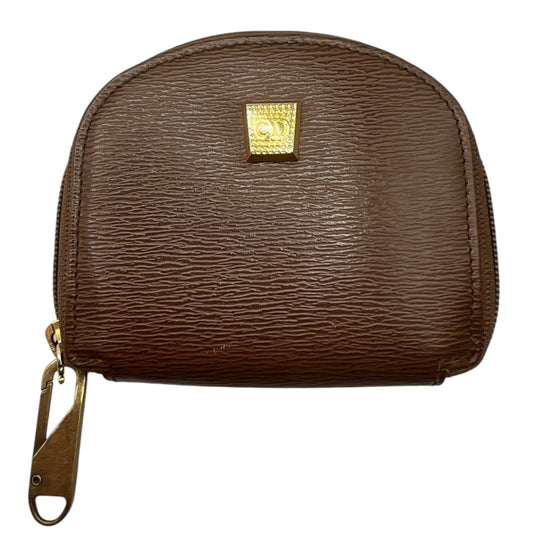 Dior Brown Zippy Card Case