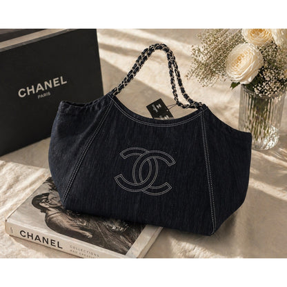 PREORDER DEPOSIT PAYMENT ONLY - CC GWP Denim Chain Handle Tote Bag