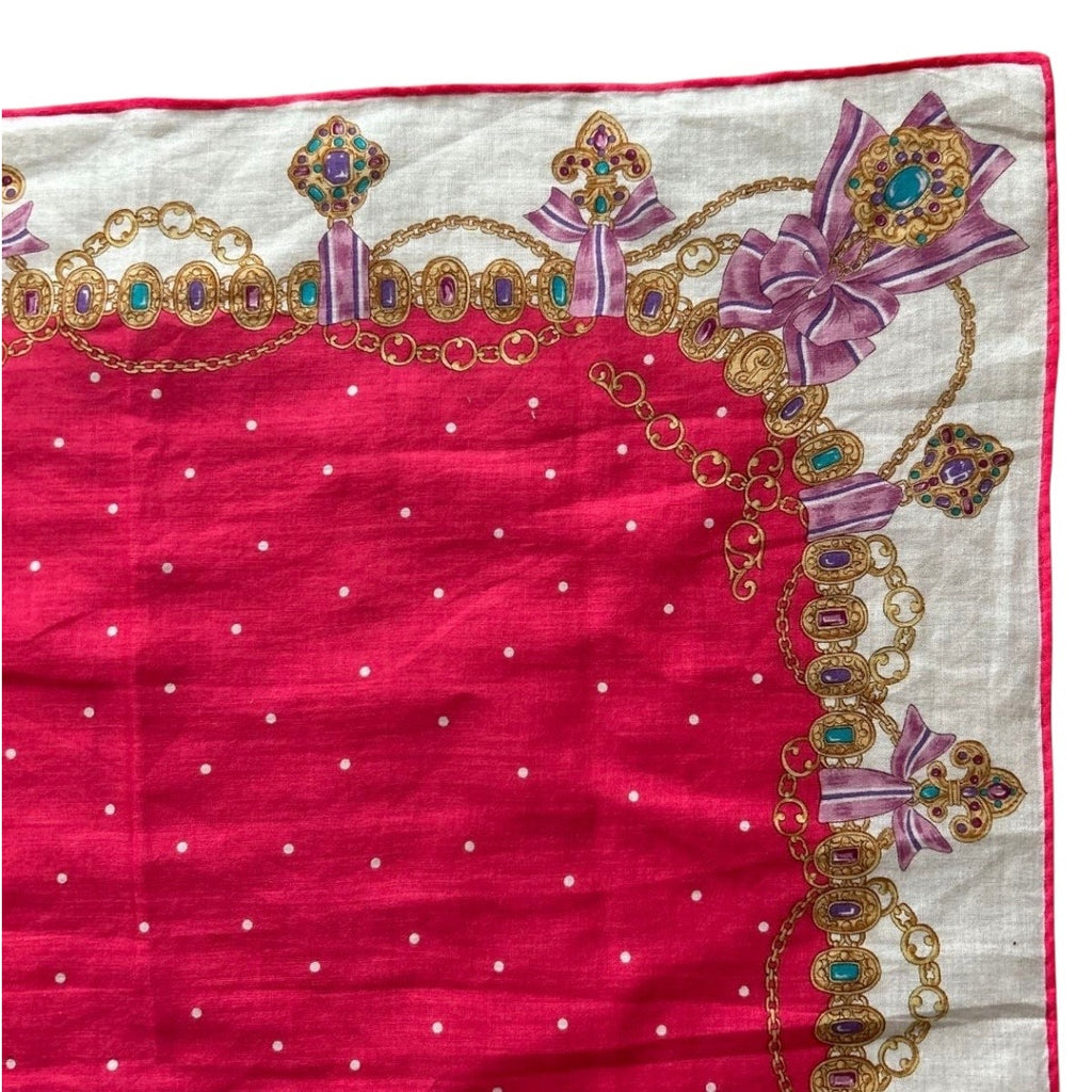 Burberry Pink Silk Pocket Square
