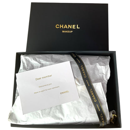 Chanel Beaute black flap crossbody bag