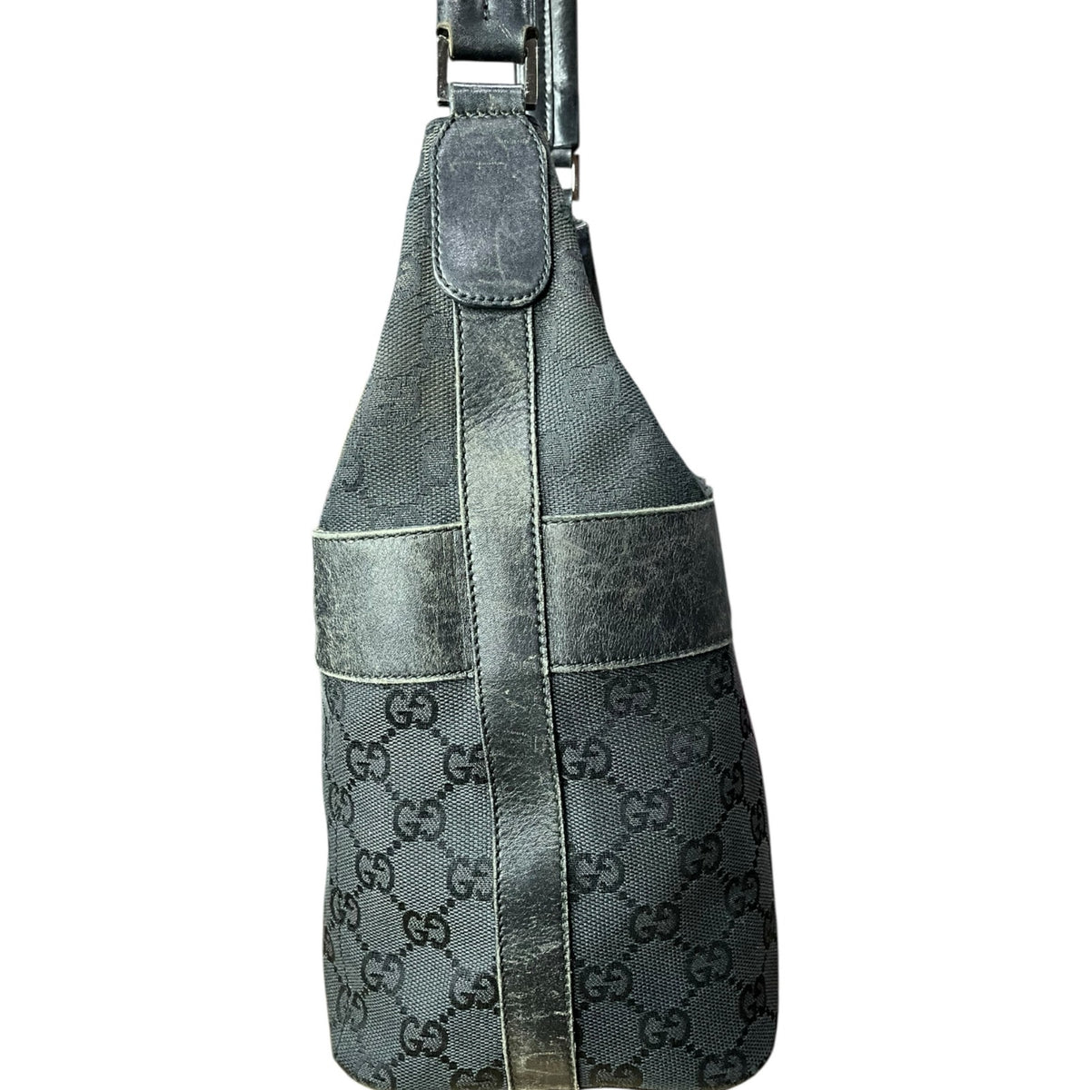 Gucci Black Canvas Handbag