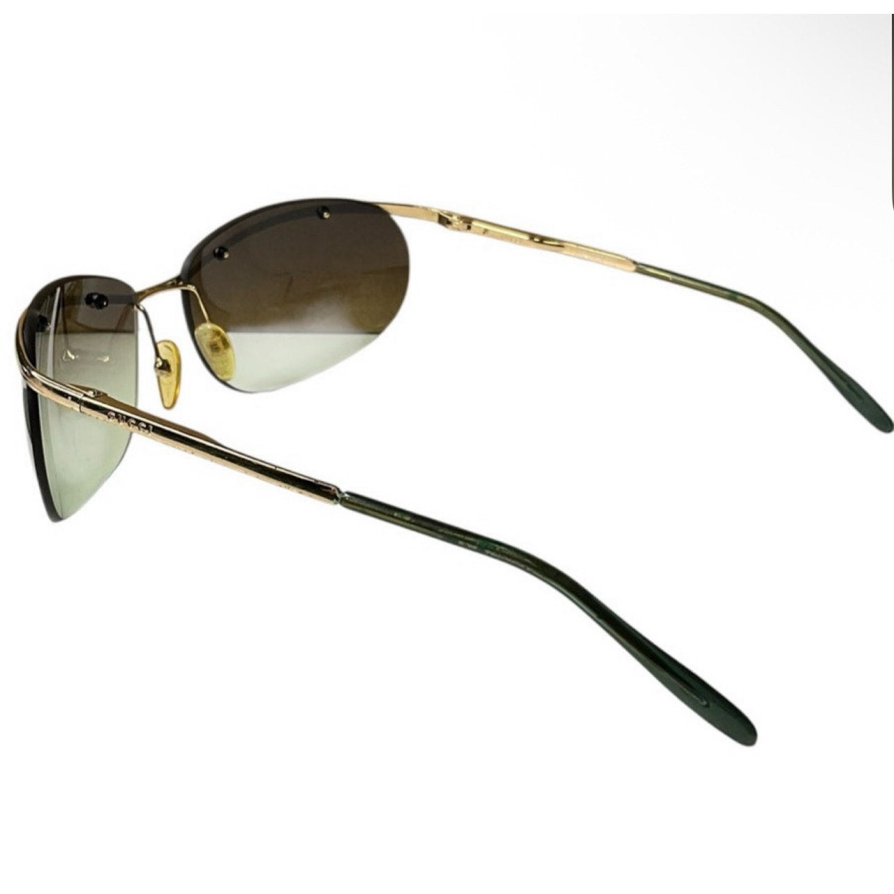 Gucci Sunglasses Green - Gold