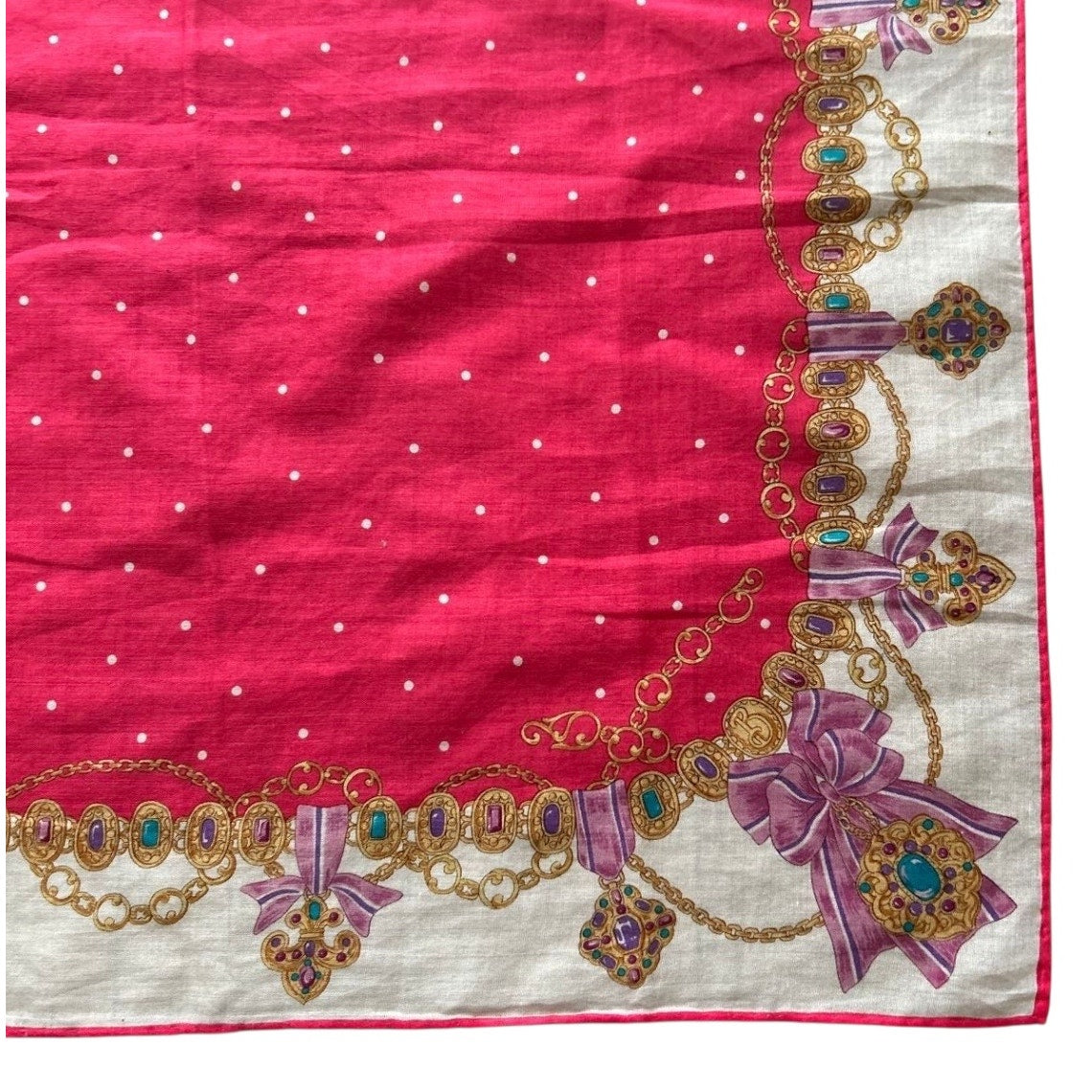 Burberry Pink Silk Pocket Square