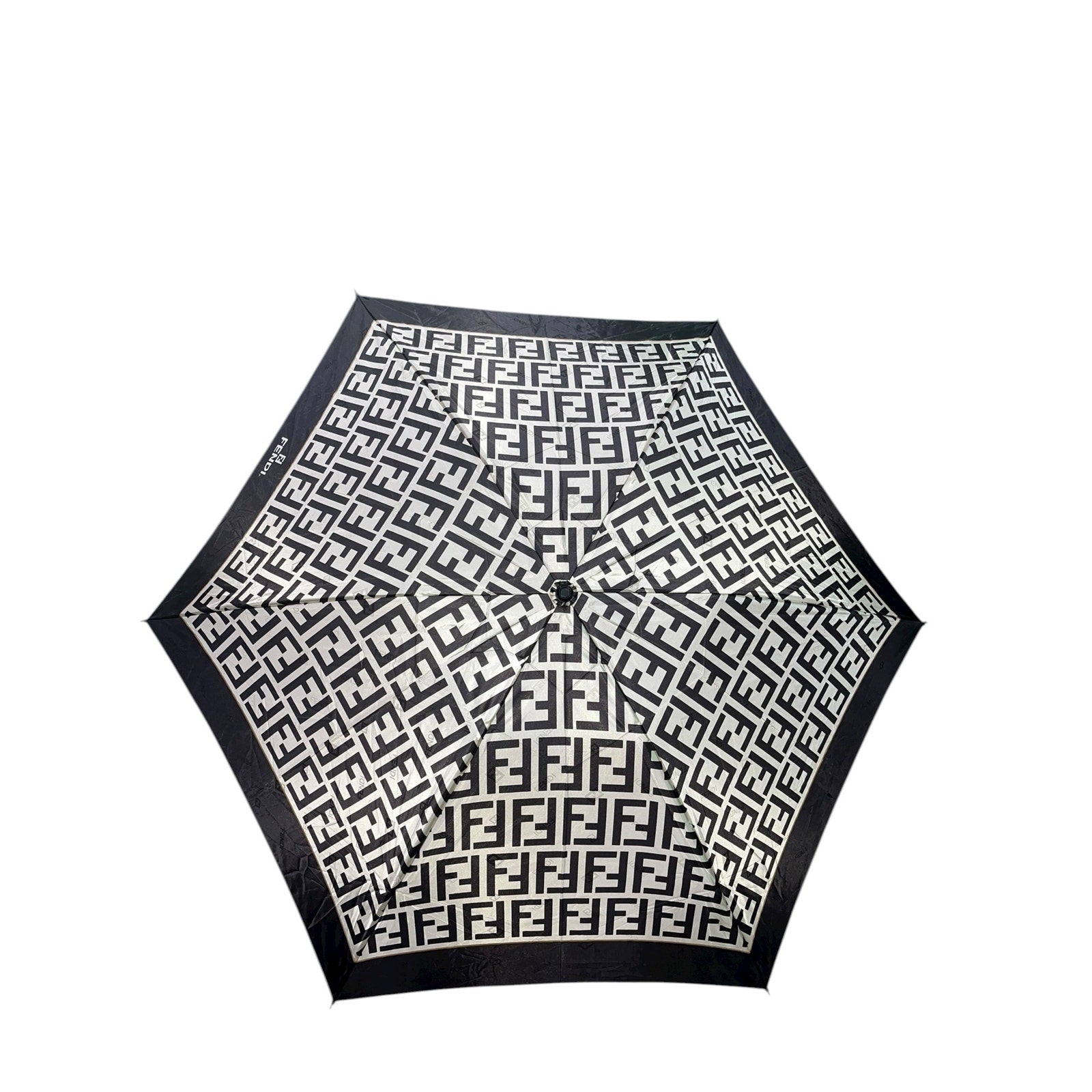 Fendi Ivory Zucca Umbrella