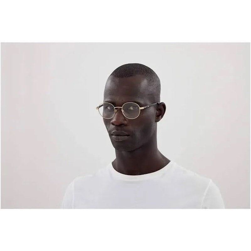 Authentic Gucci GG1585O Round Eyeglass Frames – Gold & Black | Made in Italy