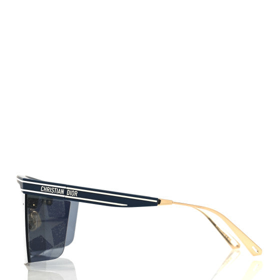 Christian Dior  Geometric Diorclub M1U Mask Sunglasses Matte Blue - Clairely Amazing