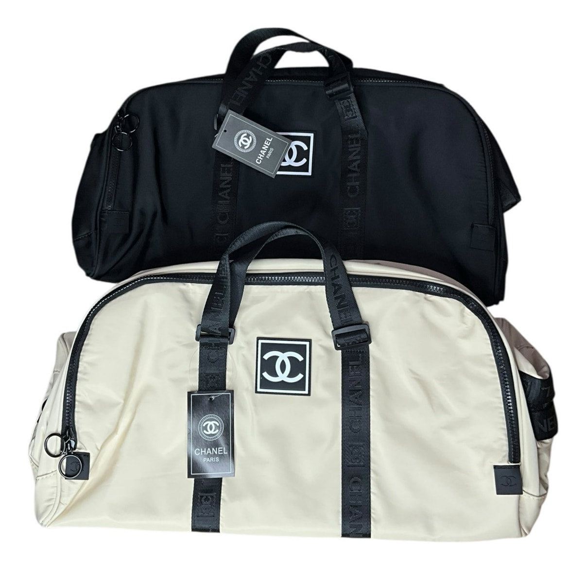Chanel Beauty VIP / GWP Duffel Bag – Cream CC Logo – New