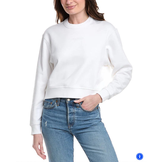 Burberry White Sweatshirt Size L