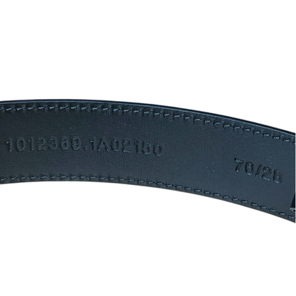 141. Versace Maroon/Brown Belt Medusa Head