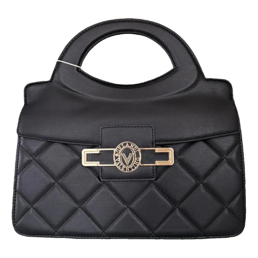 Valentino Orlandi Black Quilted Handbag