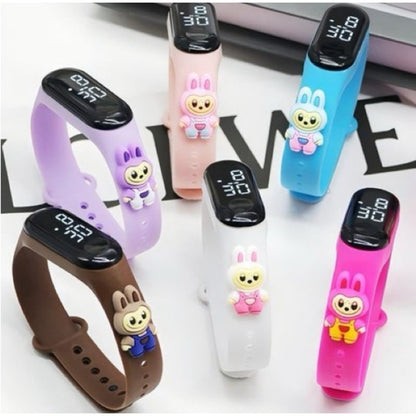 LABUBU Kids' Water Resistant Silicone Digital Watch (CHOOSE ONE COLOR WATCH)