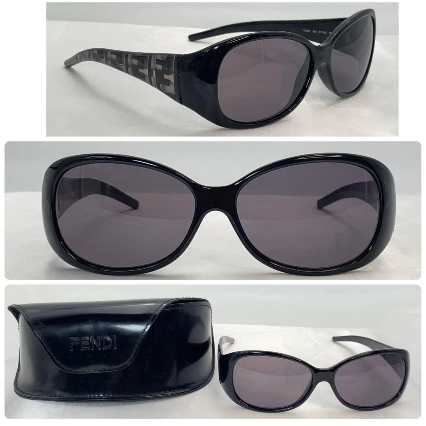 Fendi Zucca Black Sunglasses