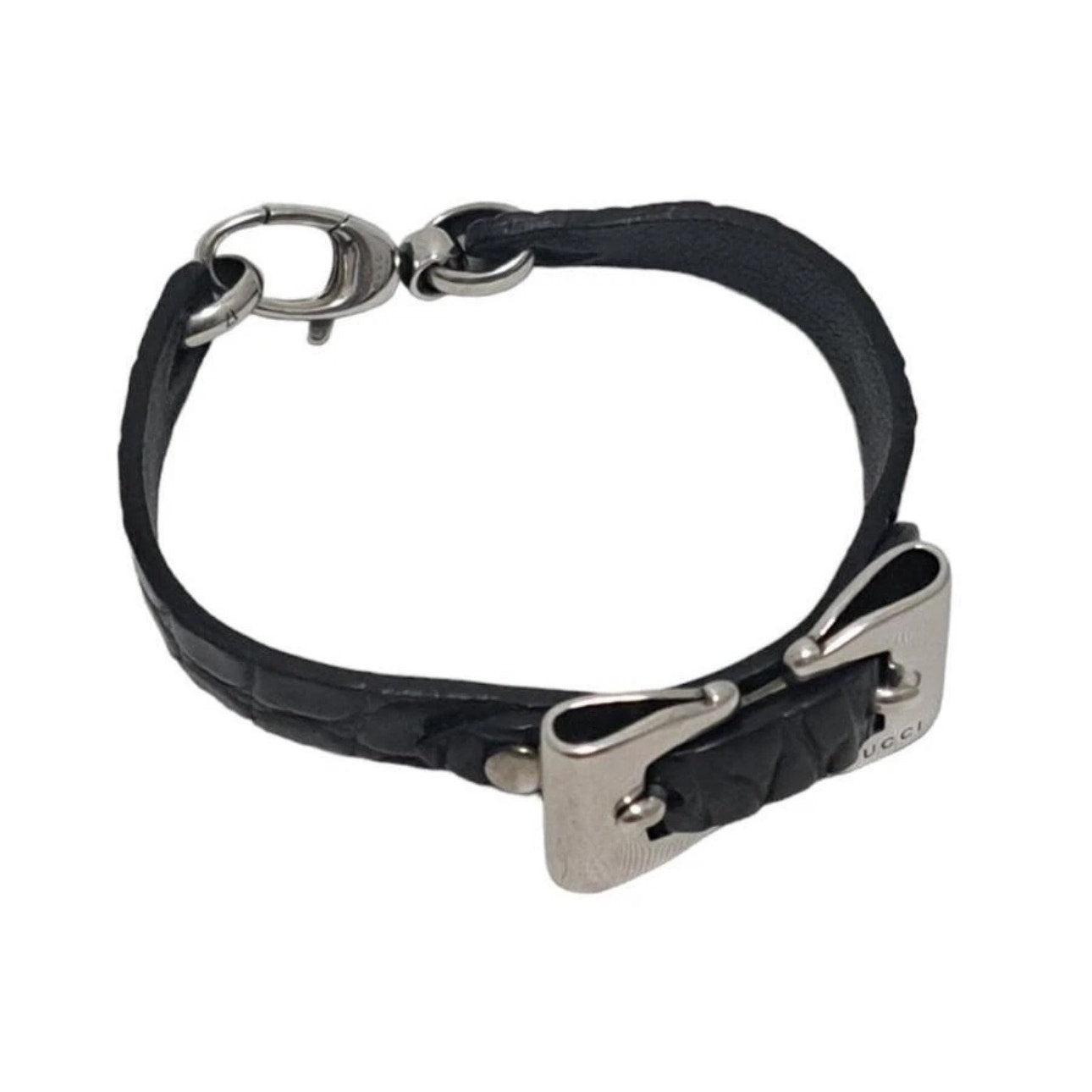 Gucci Leather Bow Bracelet