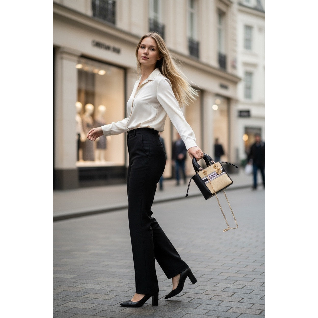 Lady Dior Rattan Mini Crossbody Bag