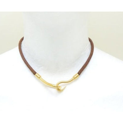 Hermes jumbo leather bracelet