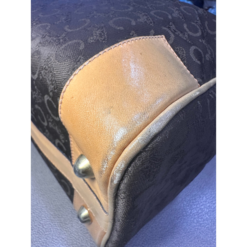 Authentic Celine Boston Bag - Brown