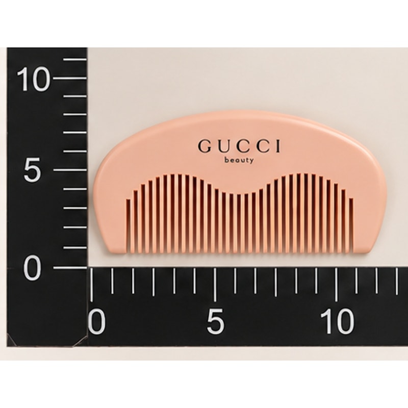 GUCCI Beauty Pink Mini Comb with Matching Pouch