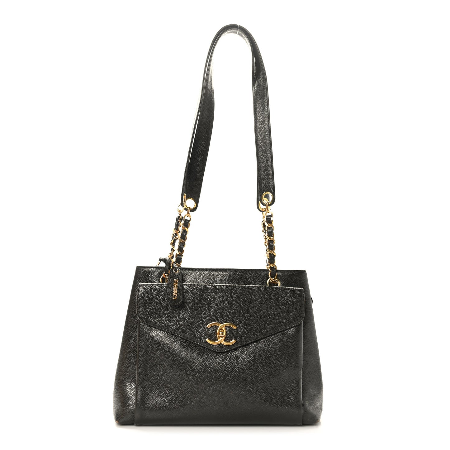 Chanel  Caviar CC Shopper Tote - Clairely Amazing