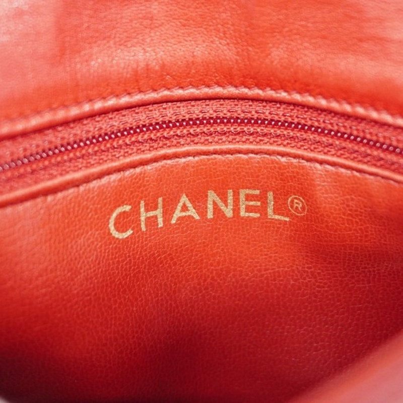 CHANEL 24K Red Lambskin Belt Bag