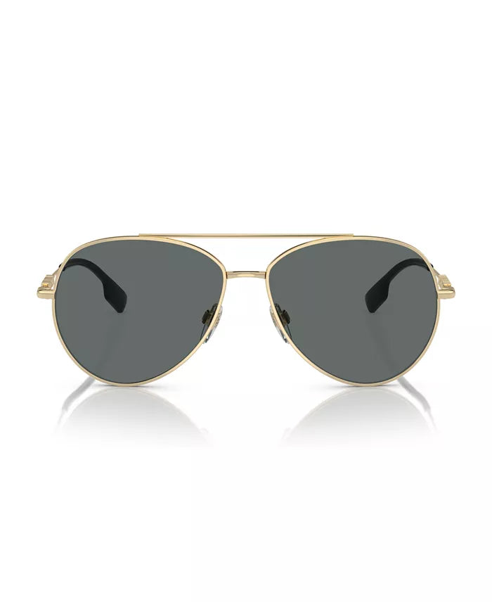Burberry Women's Polarized Sunglasses Black/Gold - Clairely Amazing