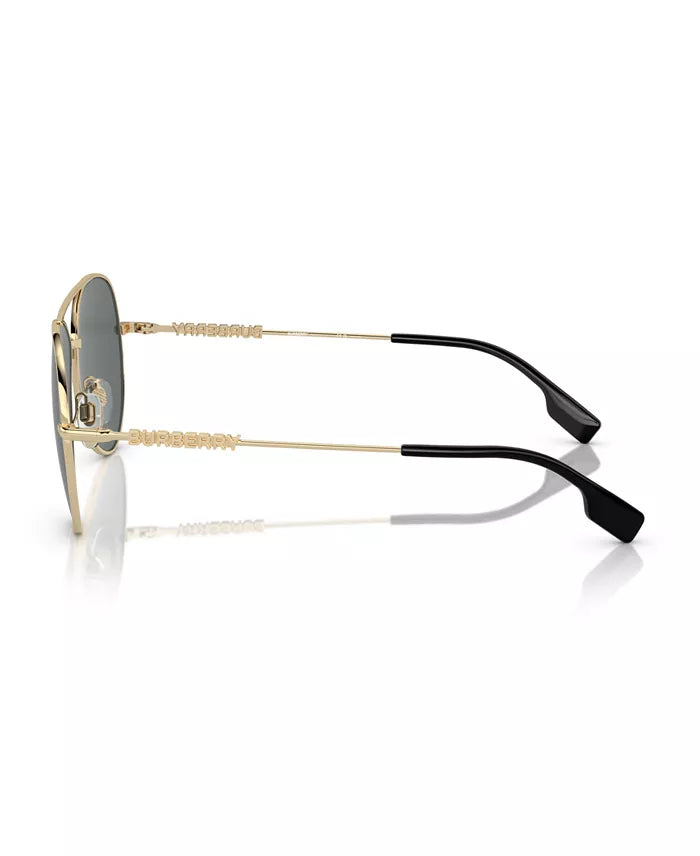 Burberry Women's Polarized Sunglasses Black/Gold - Clairely Amazing