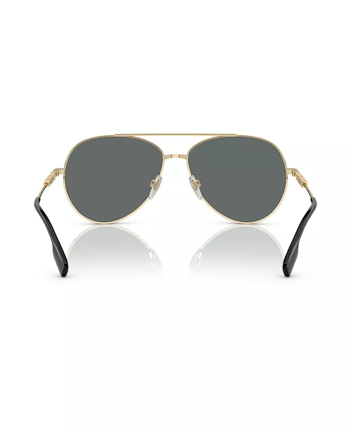 Burberry Women's Polarized Sunglasses Black/Gold - Clairely Amazing