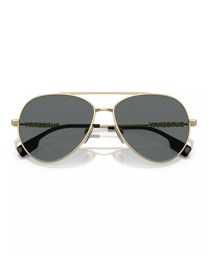 Burberry Women's Polarized Sunglasses Black/Gold - Clairely Amazing