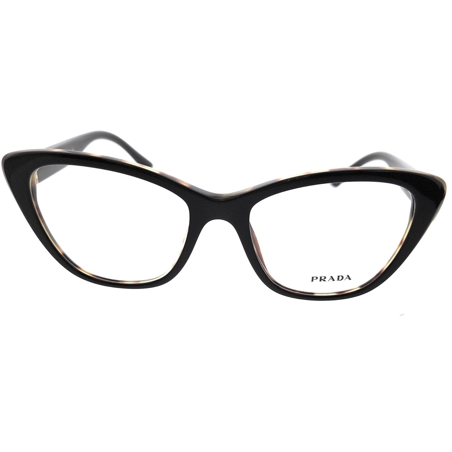 Prada PR 04WV Women's Eyeglasses Black/Medium Havana 54