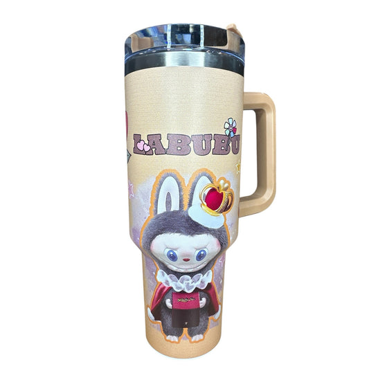 Labubu Monster tumbler 40oz - Cream