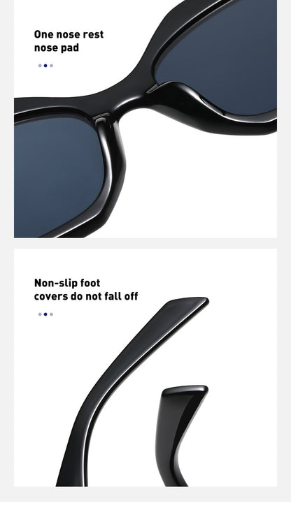 Oversized Geometric Fashion Sunglasses – UV400 | 2 Colors