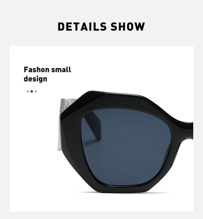 Oversized Geometric Fashion Sunglasses – UV400 | 2 Colors