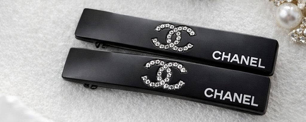 Rhinestone Hair Clips (Set of 2) – Black or Silver | GWP Edition