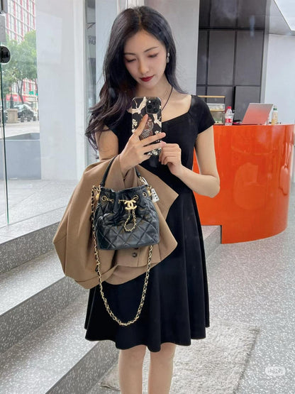 PREORDER DEPOSIT ONLY – Chanel Gold Coin Bucket Bag (GWP)