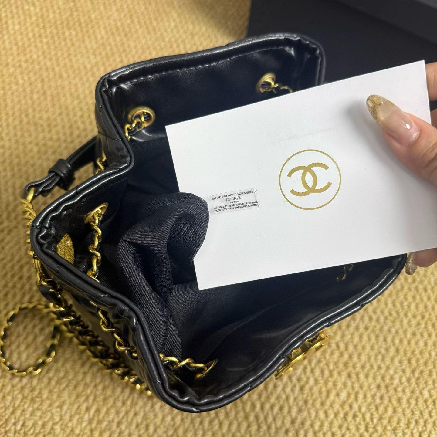 PREORDER DEPOSIT ONLY – Chanel Gold Coin Bucket Bag (GWP)
