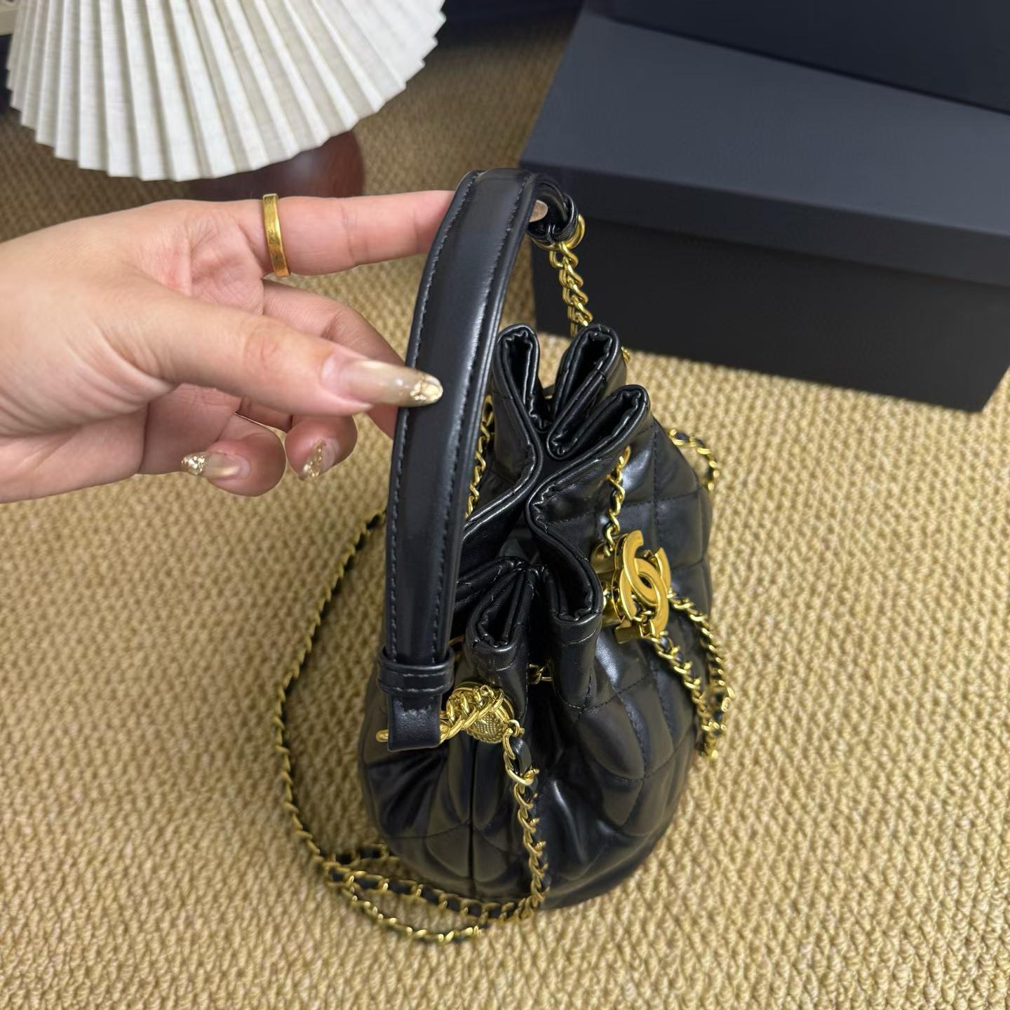 PREORDER DEPOSIT ONLY – Chanel Gold Coin Bucket Bag (GWP)