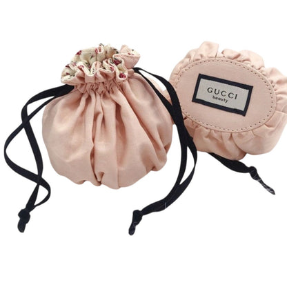 Blush Pink Drawstring Makeup Pouch