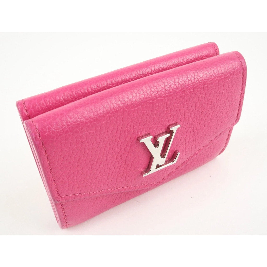 Louis Vuitton Trifold Compact wallet, Hot Pink