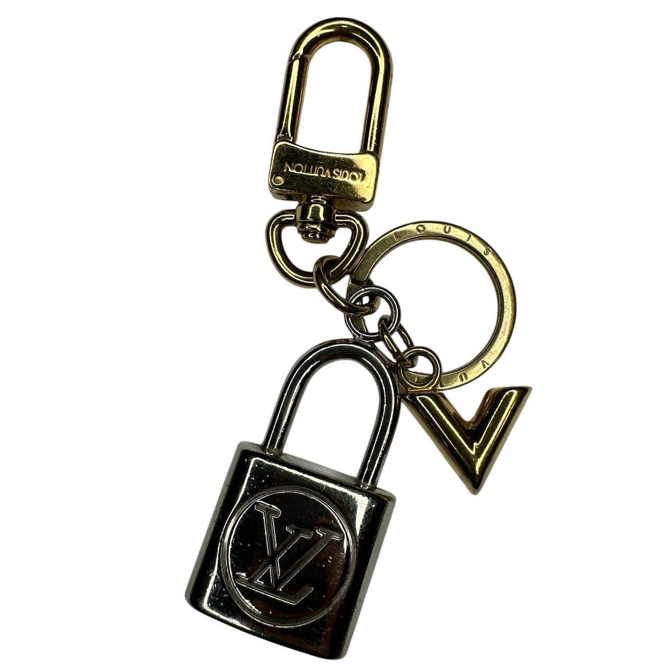 Louis Vuitton  Kaleido V Padlock Keychain / Bag Charm