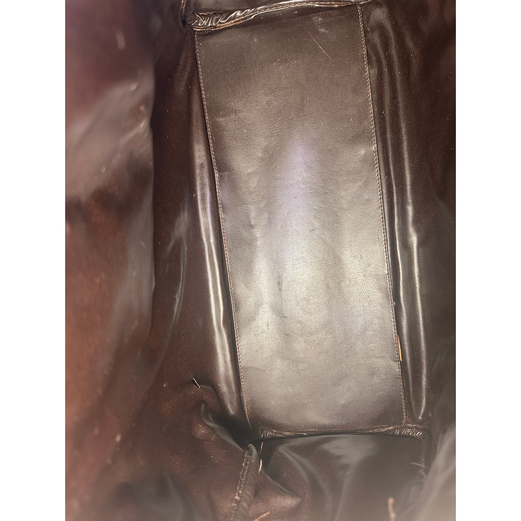 Authentic Celine Boston Bag - Brown