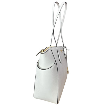 Michael Kors Women's Marilyn Medium Saffiano leather Top-Zip Tote Bag