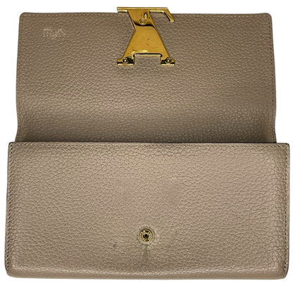 Louis Vuitton Taurillon Capucines Wallet Galet