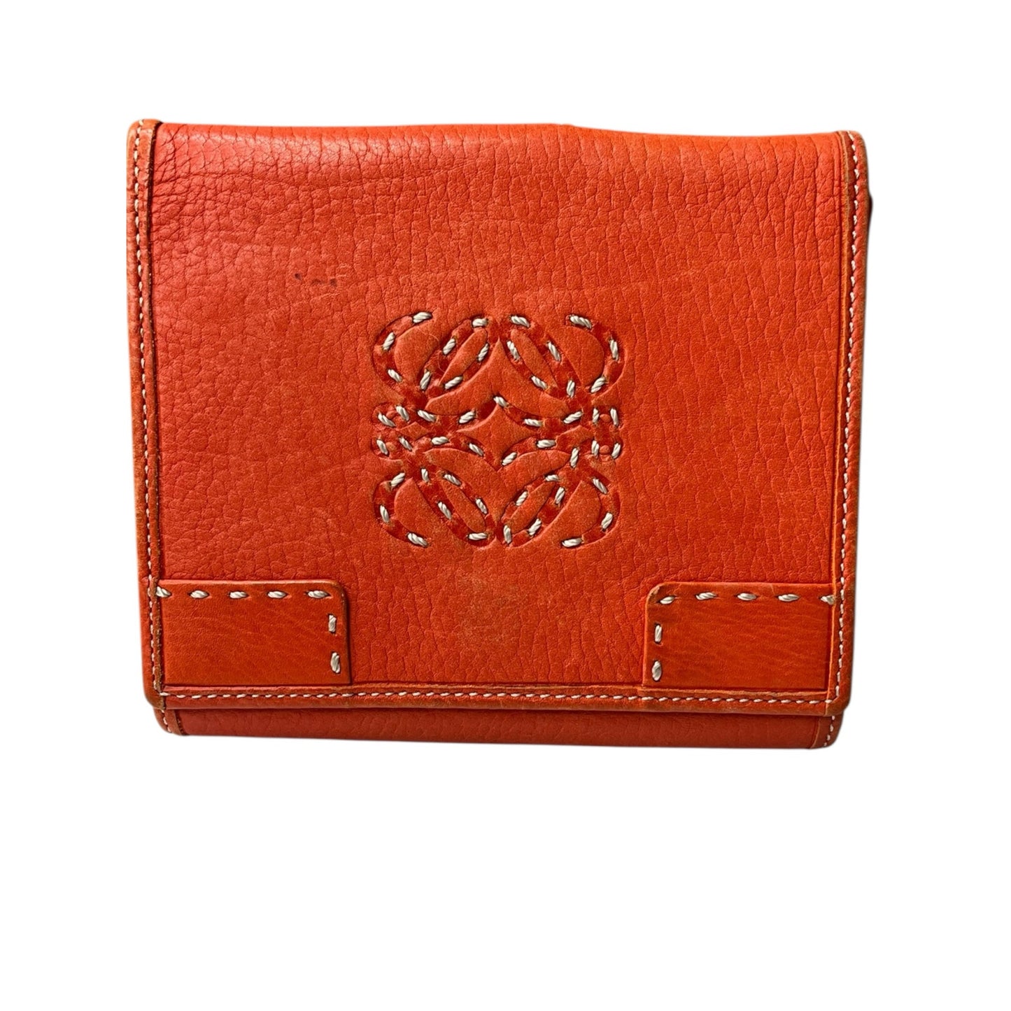 LOEWE Orange Compact Wallet