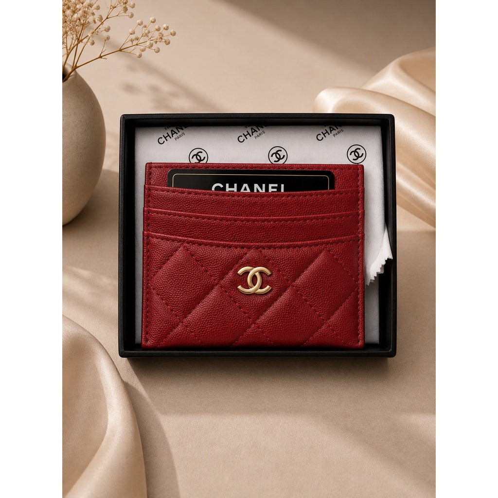Quilted GWP Card Holder with Gift Box – Multiple Colors