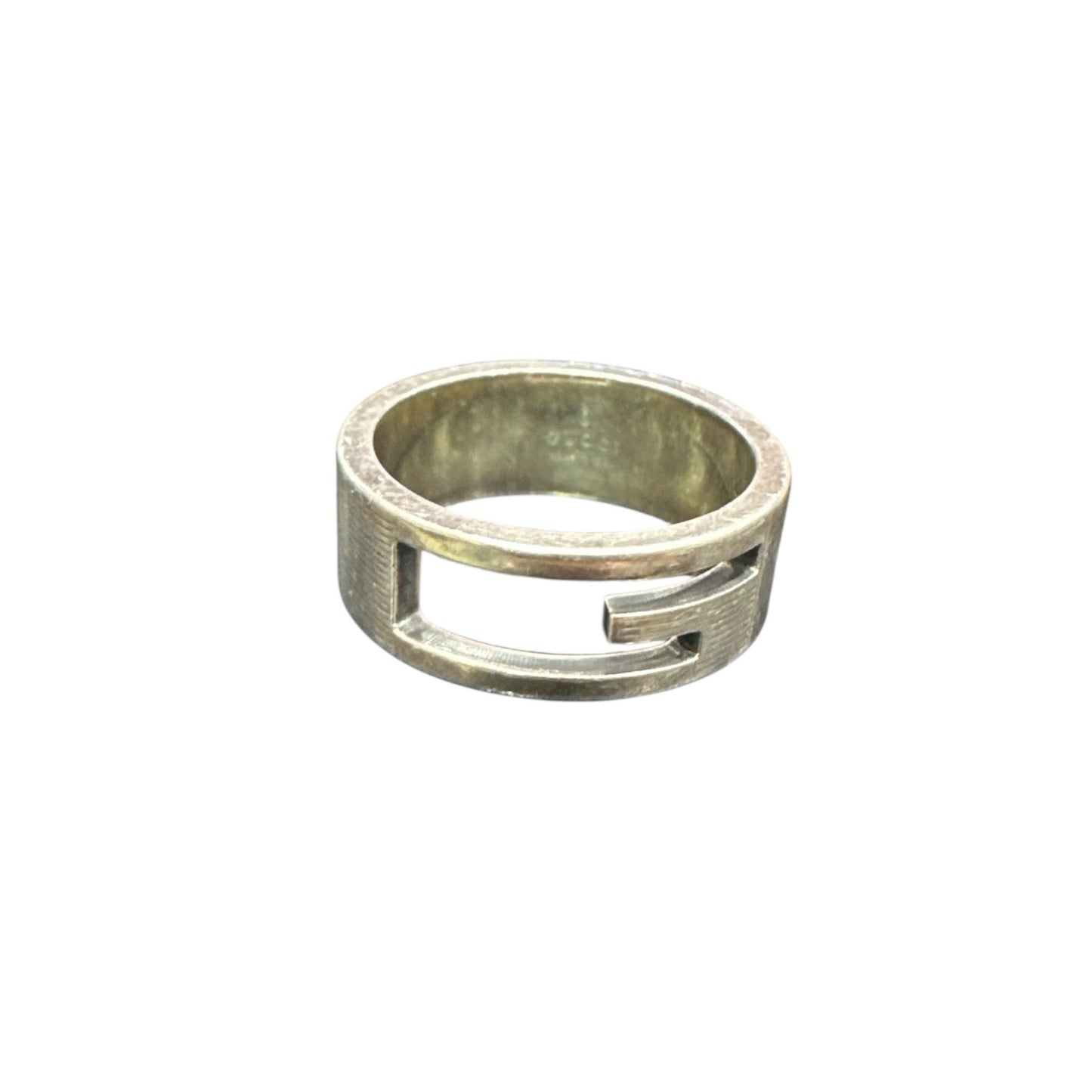 Gucci Sterling Silver Ring Size 8.5