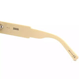 CHRISTIAN DIOR CD Logo Ivory Blue Mirrored Sunglasses - Clairely Amazing