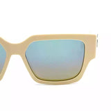 CHRISTIAN DIOR CD Logo Ivory Blue Mirrored Sunglasses - Clairely Amazing